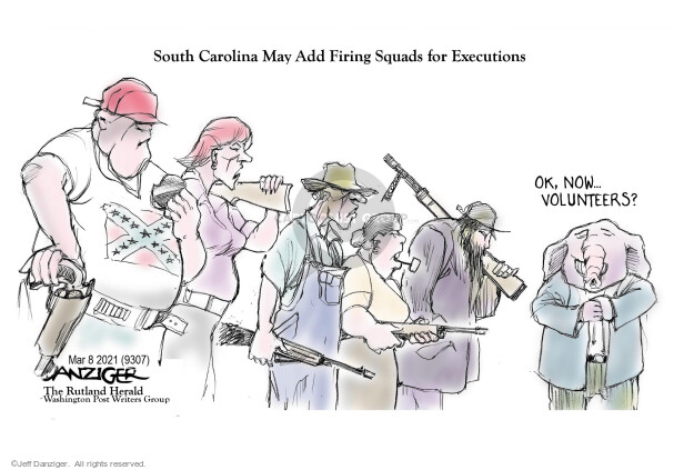 South Carolina May Add Firing Squads for Executions. Ok, now ... volunteers?
