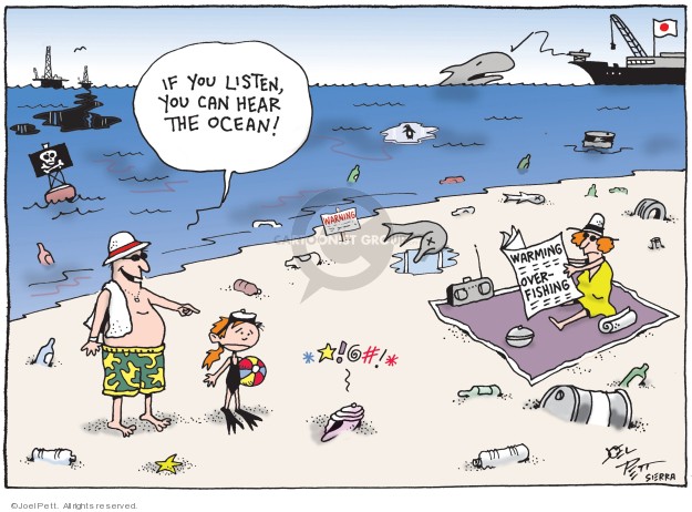 Cartoon Ocean Pollution - Pollution Ocean Cartoon Plastic Sea Oceans ...