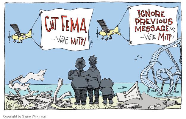 Cut FEMA - vote Mitt! Ignore previous message (s). - Vote Mitt!